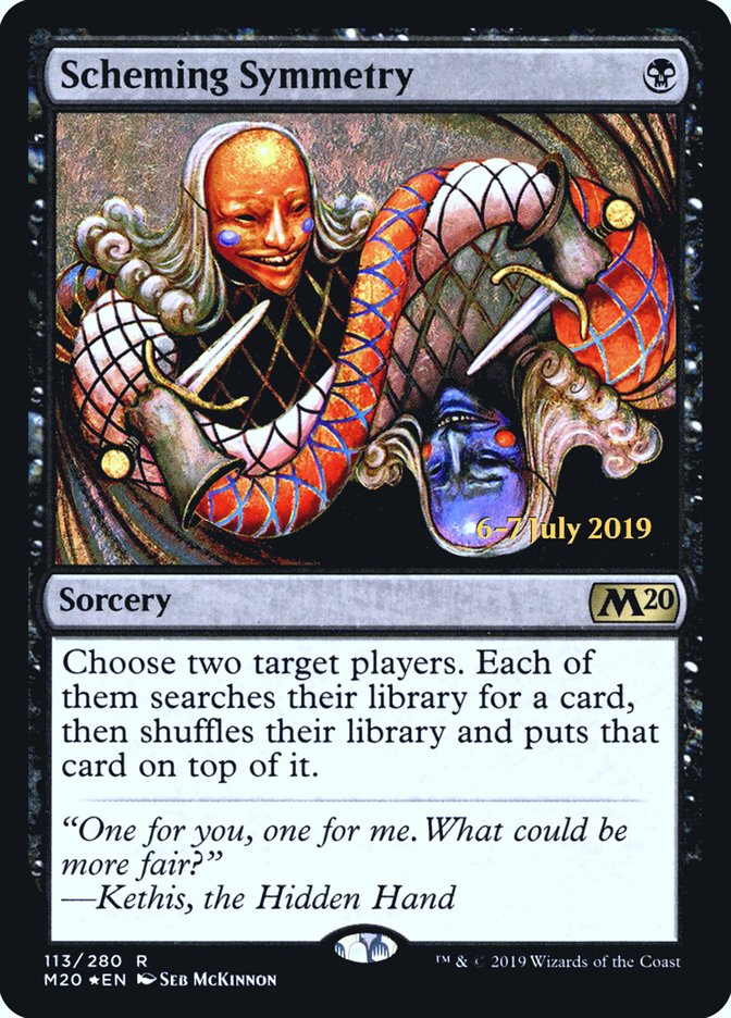 Scheming Symmetry  [Core Set 2020 Prerelease Promos] | The Time Vault CA