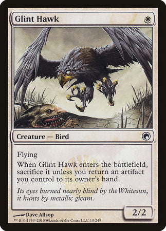 Glint Hawk [Scars of Mirrodin] | The Time Vault CA