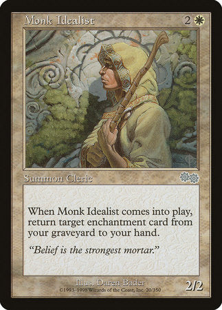 Monk Idealist [Urza's Saga] | The Time Vault CA