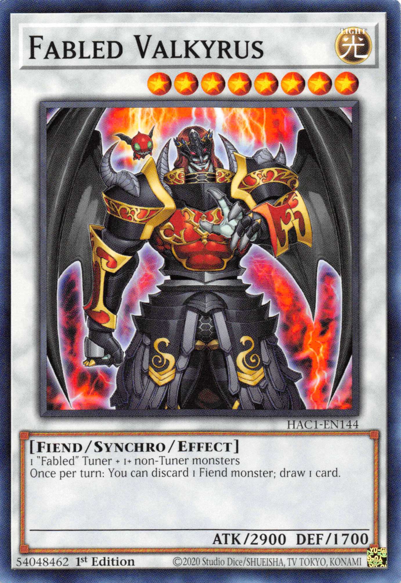 Fabled Valkyrus [HAC1-EN144] Common | The Time Vault CA