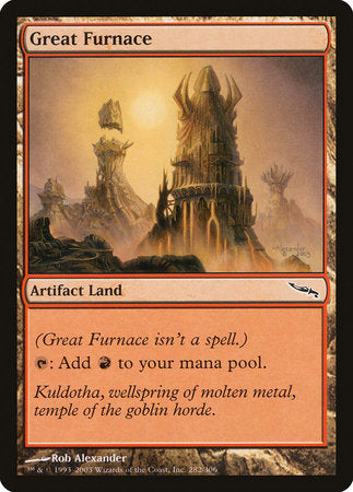 Great Furnace [Mirrodin] | The Time Vault CA