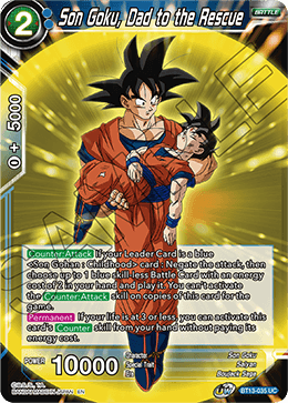 Son Goku, Dad to the Rescue (Uncommon) [BT13-035] | The Time Vault CA