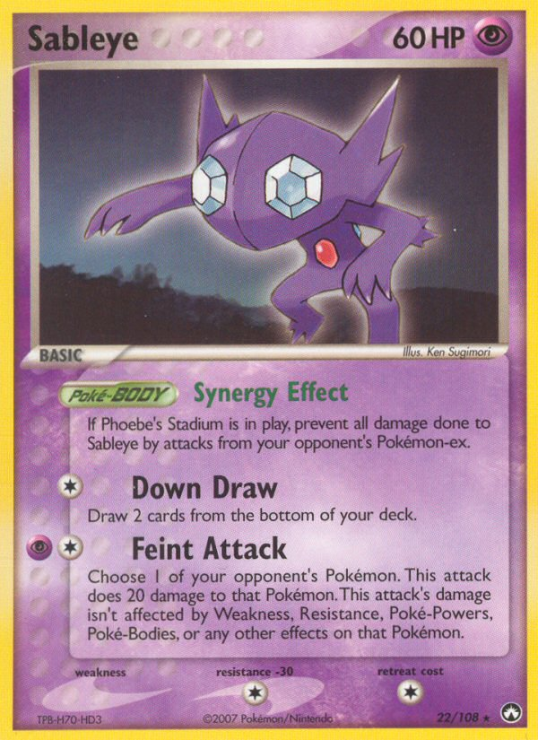 Sableye (22/108) [EX: Power Keepers] | The Time Vault CA
