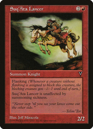 Suq'Ata Lancer [Visions] | The Time Vault CA