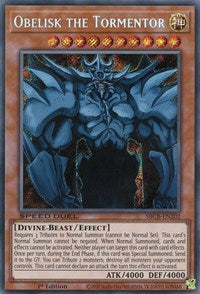 Obelisk the Tormentor [SBCB-EN202] Secret Rare | The Time Vault CA