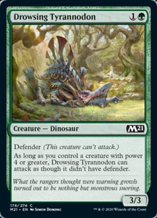 Drowsing Tyrannodon [Core Set 2021] | The Time Vault CA