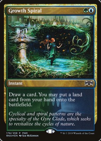 Growth Spiral [Ravnica Allegiance Promos] | The Time Vault CA