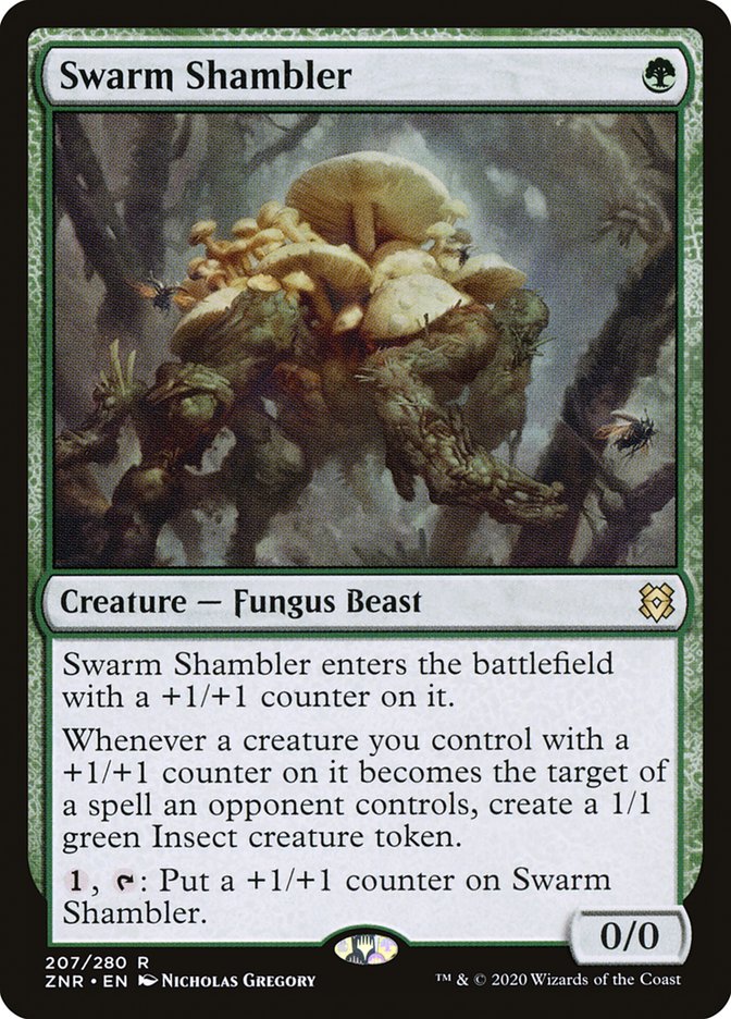 Swarm Shambler [Zendikar Rising] | The Time Vault CA