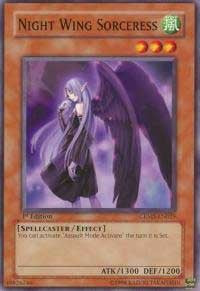 Night Wing Sorceress [CRMS-EN025] Common | The Time Vault CA