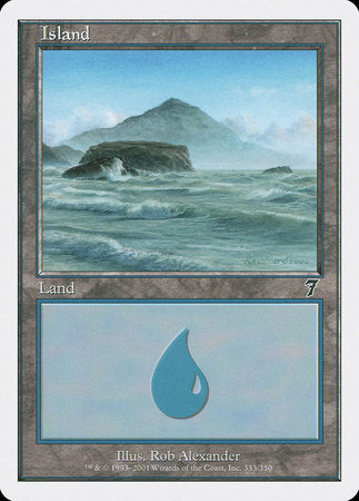 Island (333) [Seventh Edition] | The Time Vault CA