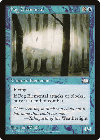 Fog Elemental [Weatherlight] | The Time Vault CA