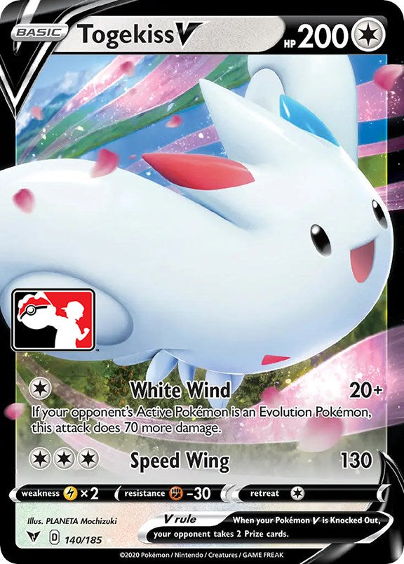 Togekiss V (140/185) [Prize Pack Series One] | The Time Vault CA