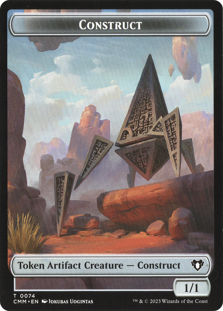 Thopter // Construct (0074) Double-Sided Token [Commander Masters Tokens] | The Time Vault CA