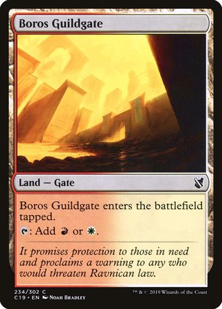 Boros Guildgate [Commander 2019] | The Time Vault CA