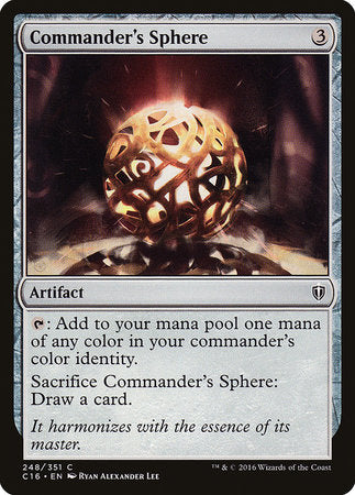 Commander's Sphere [Commander 2016] | The Time Vault CA