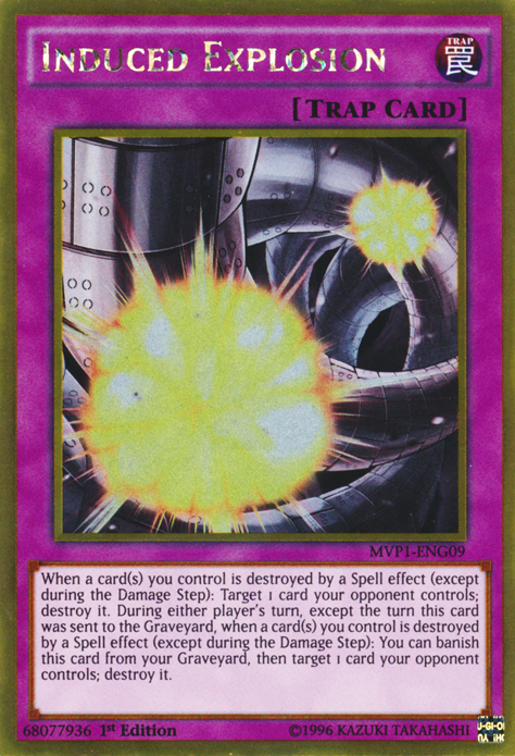 Induced Explosion [MVP1-ENG09] Gold Rare | The Time Vault CA