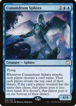 Conundrum Sphinx [Commander 2018] | The Time Vault CA