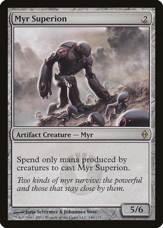 Myr Superion [New Phyrexia] | The Time Vault CA