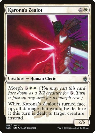 Karona's Zealot [Masters 25] | The Time Vault CA