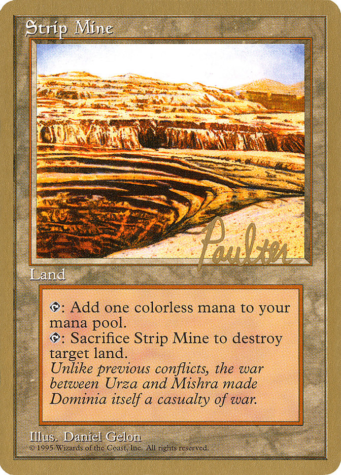 Strip Mine (Preston Poulter) [Pro Tour Collector Set] | The Time Vault CA