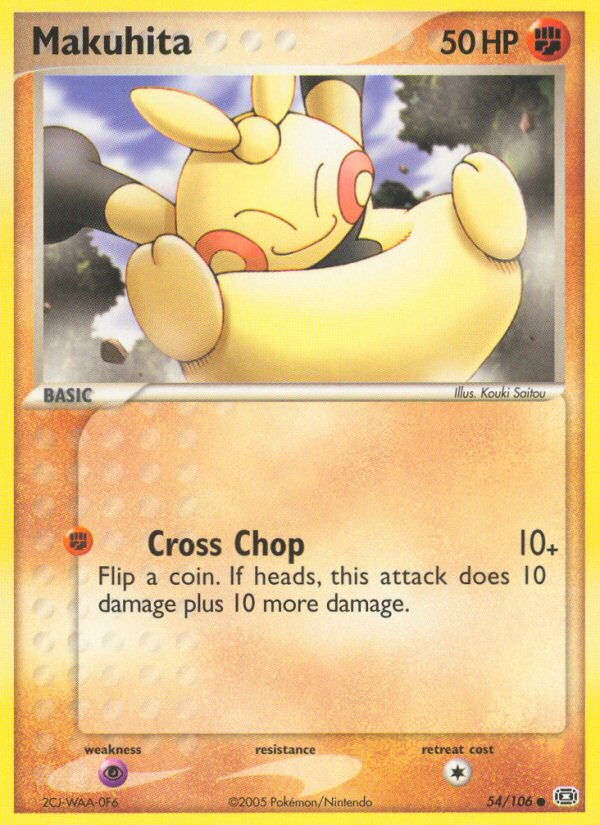 Makuhita (54/106) [EX: Emerald] | The Time Vault CA