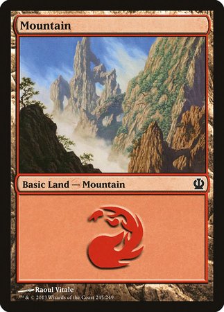 Mountain (245) [Theros] | The Time Vault CA