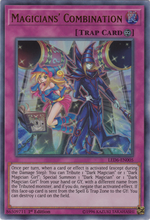 Magicians' Combination [LED6-EN005] Ultra Rare | The Time Vault CA