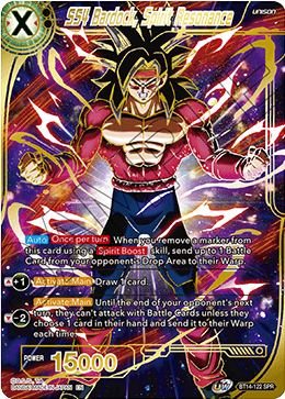 SS4 Bardock, Spirit Resonance (SPR) (BT14-122) [Cross Spirits] | The Time Vault CA