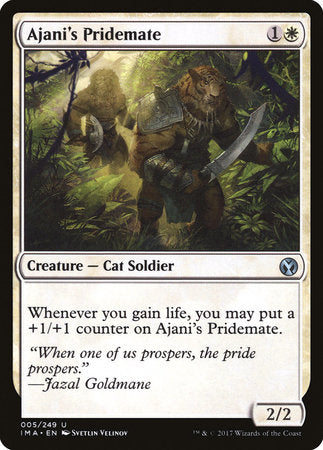 Ajani's Pridemate [Iconic Masters] | The Time Vault CA