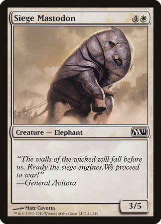 Siege Mastodon [Magic 2011] | The Time Vault CA