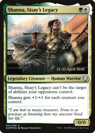 Shanna, Sisay's Legacy [Dominaria Promos] | The Time Vault CA