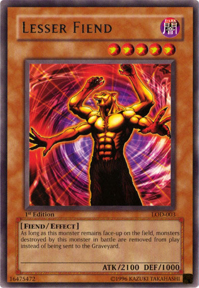 Lesser Fiend [LOD-003] Rare | The Time Vault CA