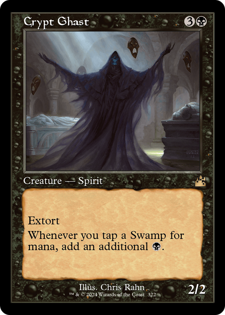 Crypt Ghast (Retro Frame) [Ravnica Remastered] | The Time Vault CA