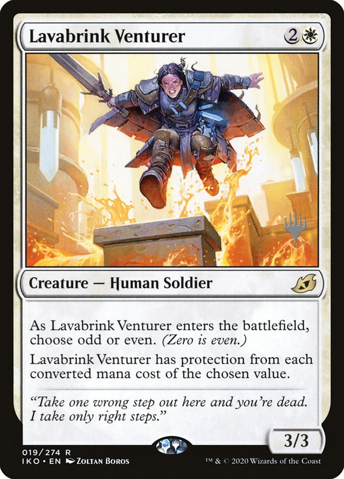 Lavabrink Venturer (Promo Pack) [Ikoria: Lair of Behemoths Promos] | The Time Vault CA