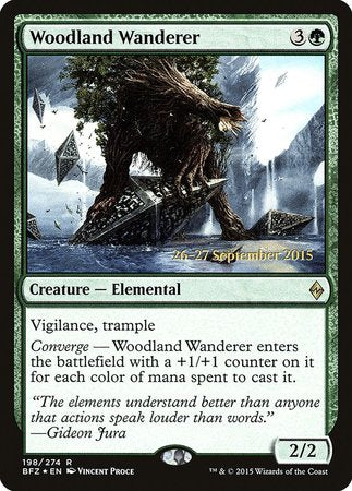 Woodland Wanderer [Battle for Zendikar Promos] | The Time Vault CA