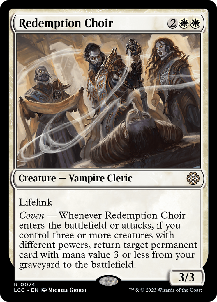 Redemption Choir [The Lost Caverns of Ixalan Commander] | The Time Vault CA