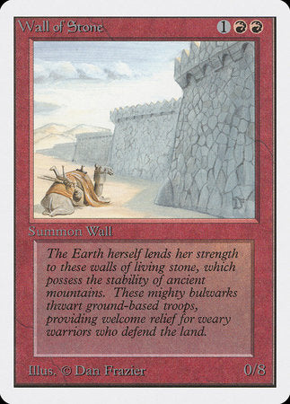 Wall of Stone [Unlimited Edition] | The Time Vault CA