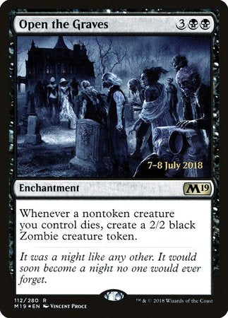 Open the Graves [Core Set 2019 Promos] | The Time Vault CA