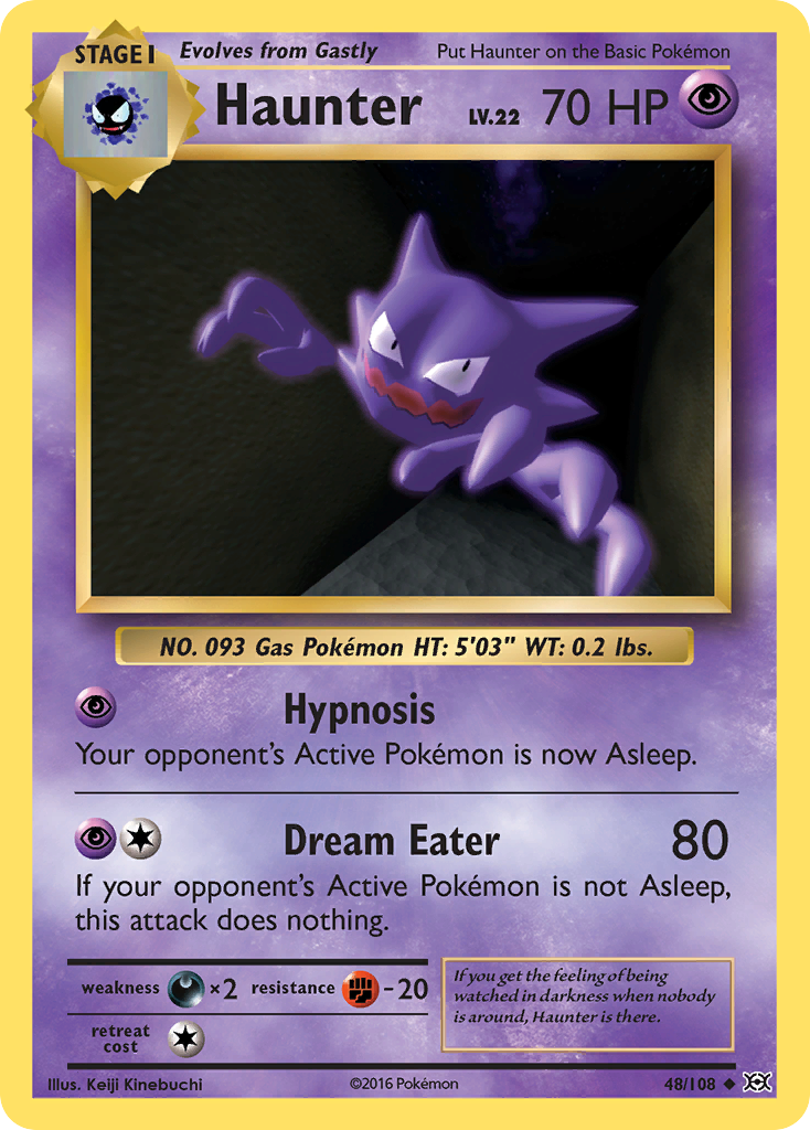 Haunter (48/108) [XY: Evolutions] | The Time Vault CA