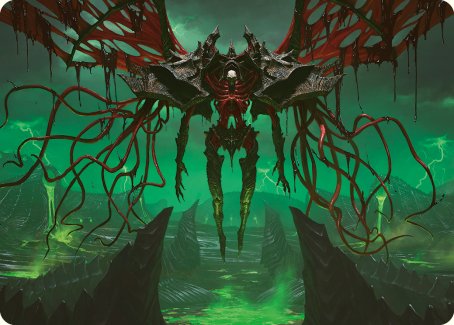 Archfiend of the Dross Art Card [Phyrexia: All Will Be One Art Series] | The Time Vault CA