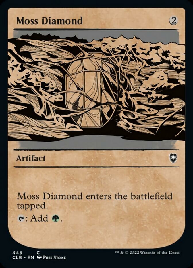 Moss Diamond (Showcase) [Commander Legends: Battle for Baldur's Gate] | The Time Vault CA