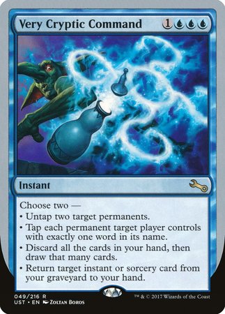 Very Cryptic Command (B) [Unstable] | The Time Vault CA