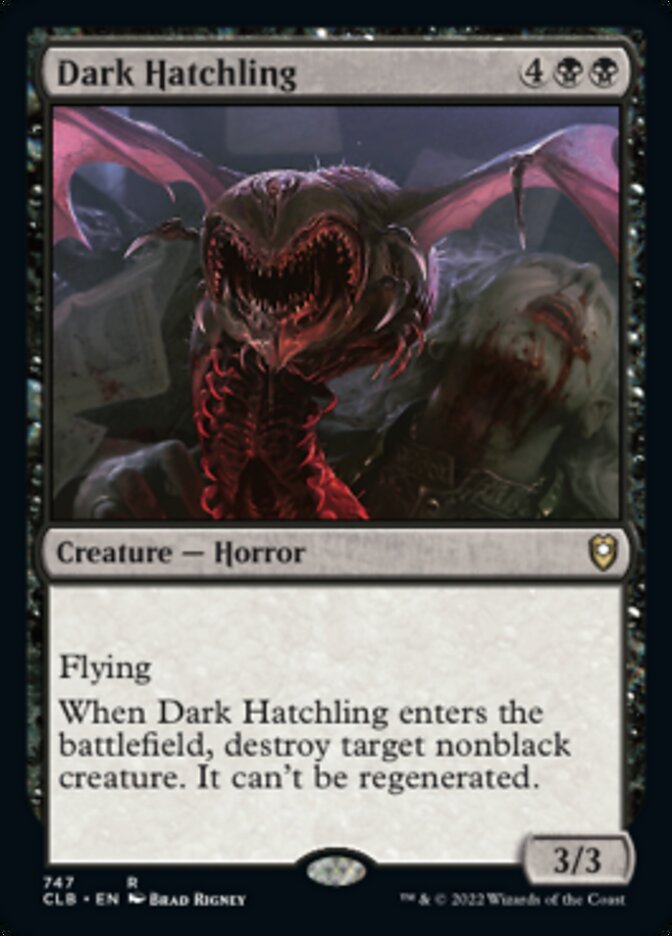 Dark Hatchling [Commander Legends: Battle for Baldur's Gate] | The Time Vault CA