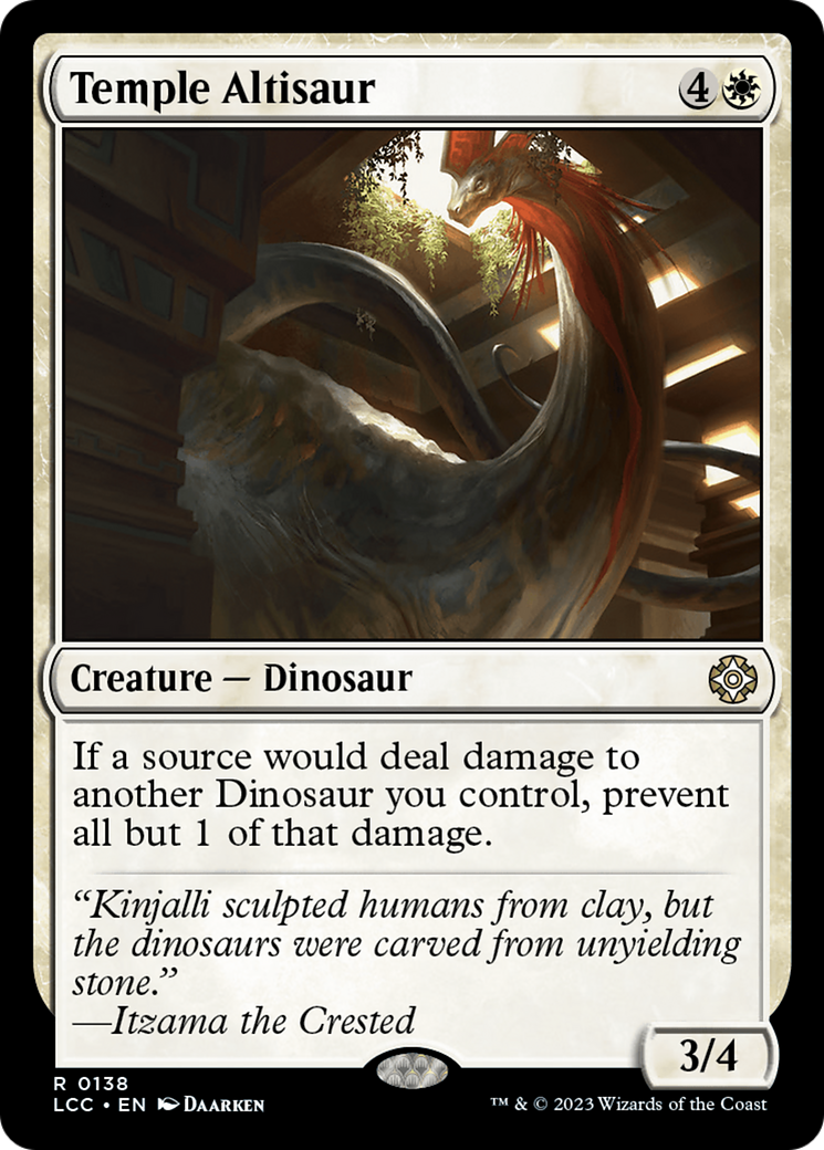 Temple Altisaur [The Lost Caverns of Ixalan Commander] | The Time Vault CA