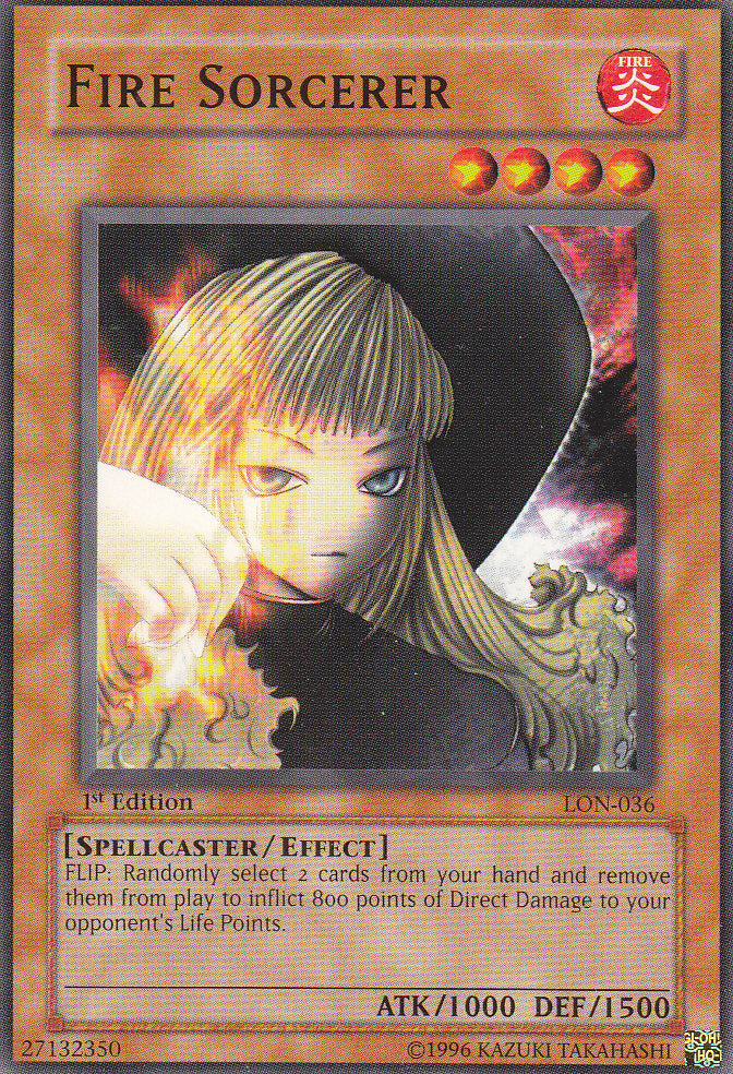 Fire Sorcerer [LON-036] Common | The Time Vault CA