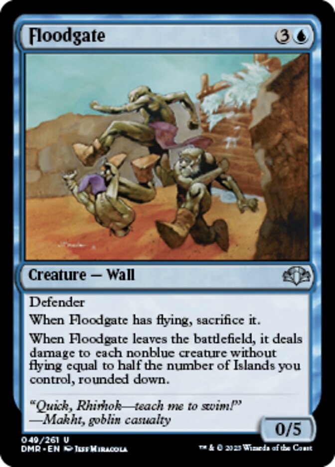 Floodgate [Dominaria Remastered] | The Time Vault CA