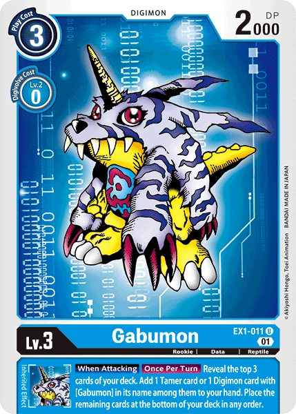 Gabumon [EX1-011] [Classic Collection] | The Time Vault CA