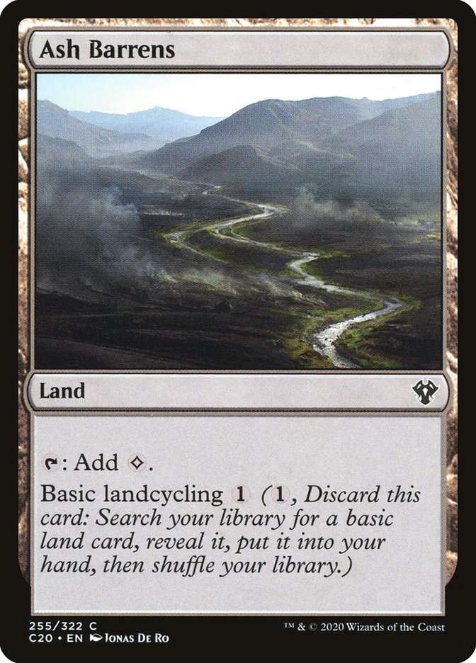 Ash Barrens [Commander 2020] | The Time Vault CA