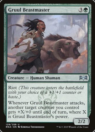 Gruul Beastmaster [Ravnica Allegiance] | The Time Vault CA