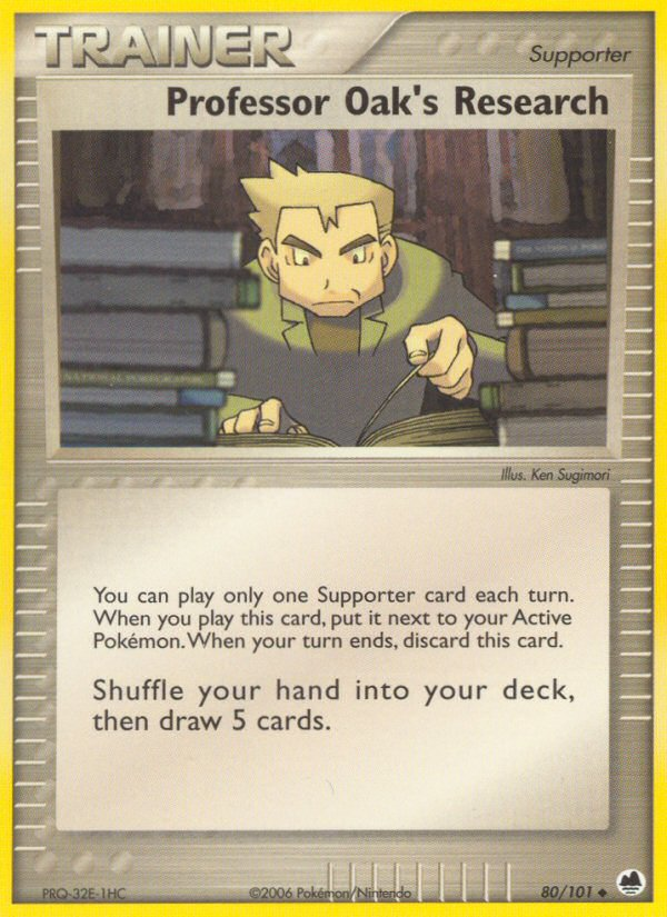 Professor Oak's Research (80/101) [EX: Dragon Frontiers] | The Time Vault CA